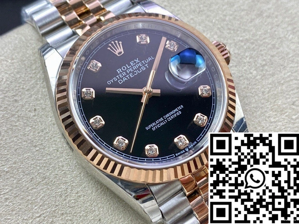 Factory Rolex Diamond-set EW M126231-0019 Dial Datejust 0512